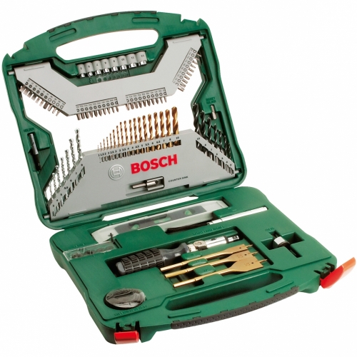 Bosch 100pcs X-Line Titanium Screwdriver+Accessories 2607019330